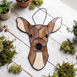 Deer Stained Glass Pattern: DIY Deer Suncatcher Template with PDF, SVG & png