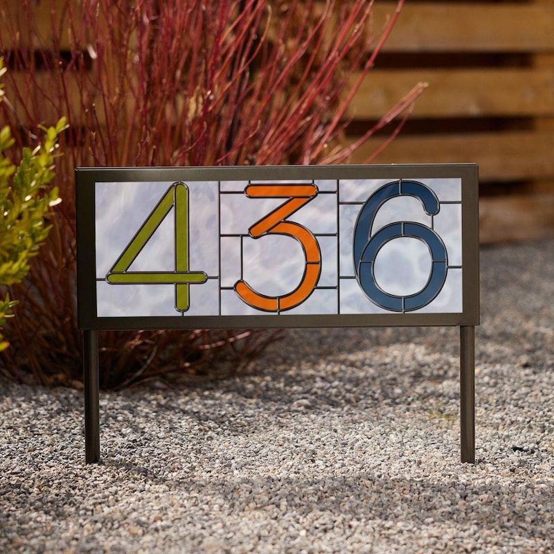Stained Glass Numbers - Etsy