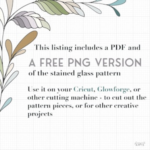 Stained Glass Mushroom Patterns: 13 Digital Designs (PDF & PNG) image 3