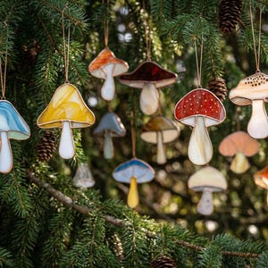 Stained Glass Mushroom Patterns: 13 Digital Designs (PDF & PNG) image 10