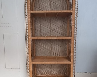 Libreria Fyrk Stile Loft - Design Moderno Con Ripiani In Legno Antico