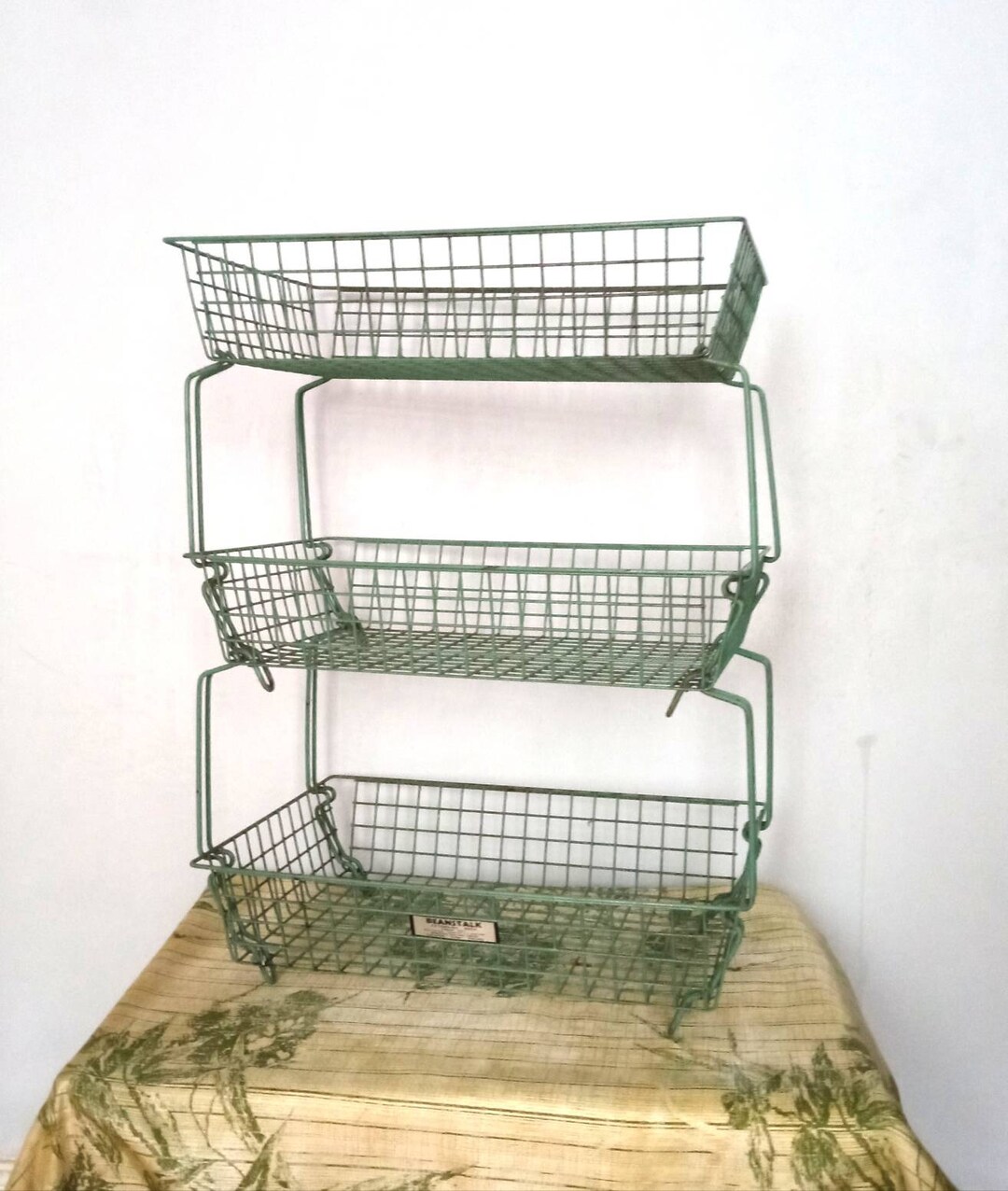 BEANSTALK ワイヤーラック ヴィンテージ イギリス DSC09609.jpg