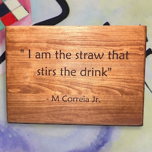 Cadeau d’enseigne en bois personnalisé, décor en bois personnalisé, art mural avec citations, petite enseigne en bois sculpté au laser, concevez votre propre enseigne personnalisée