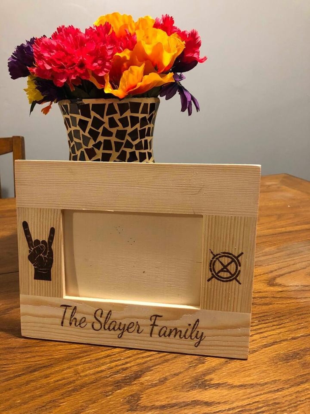 custom-engraved-wood-family-last-name-picture-frame-picture-etsy