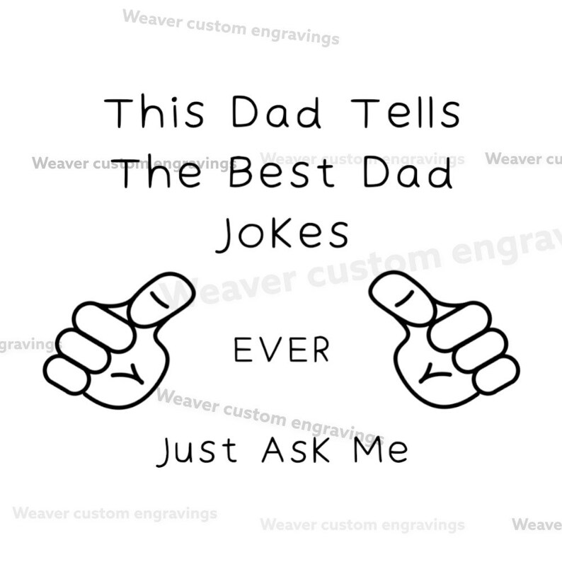 Dad Jokes SVG PNG PDF Dad Day Jokes Svg Sarcastic Bad Dad Etsy