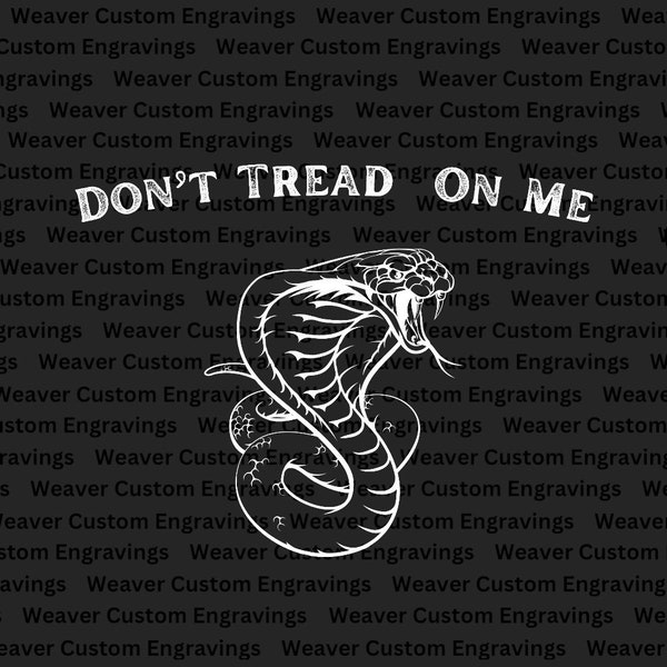 Don't Tread On Me Gadsden Flag Design SVG PNG PDF, Proud American Patriot White Version For Dark Shirt Printing, Snake Flag Anti-Government