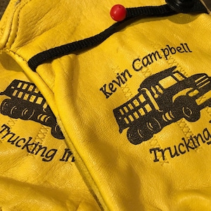 CDL Fahrer Geschenk, benutzerdefinierte Handschuhe, LKW-Fahrer Geschenk personalisiert, 18 Wheeler Semi Fahrer Geschenk, Dump Trucker Fahrer Fernlastfahrer Gebetsgeschenke
