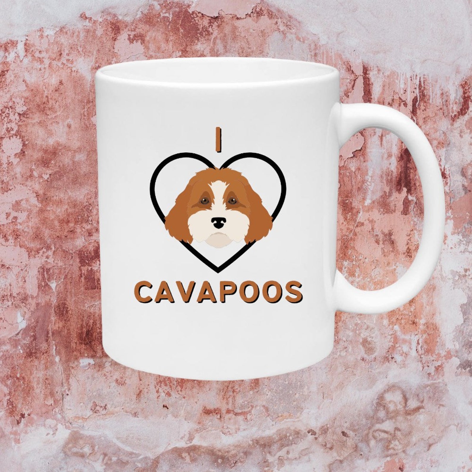 I Love Cavapoos SVG PNG PDF, Cavapoo Dog Art, Dog Owner Clipart, Dog ...