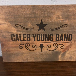 personalized laser engraved wood sign - customized wooden sign