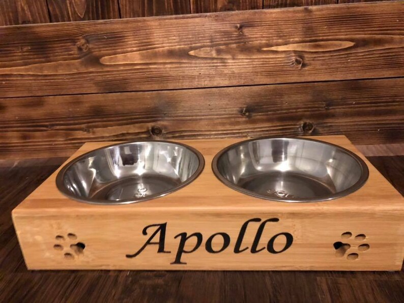 Personal Dog Bowl Stand Holder Cat Bowl Pet Bowl Holder Etsy
