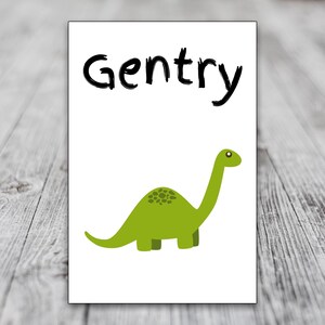 DINOSAUR WALL ART Printable For Child, Toddler Boy Dino Décor, Child Cartoon Decorations Art Print Template