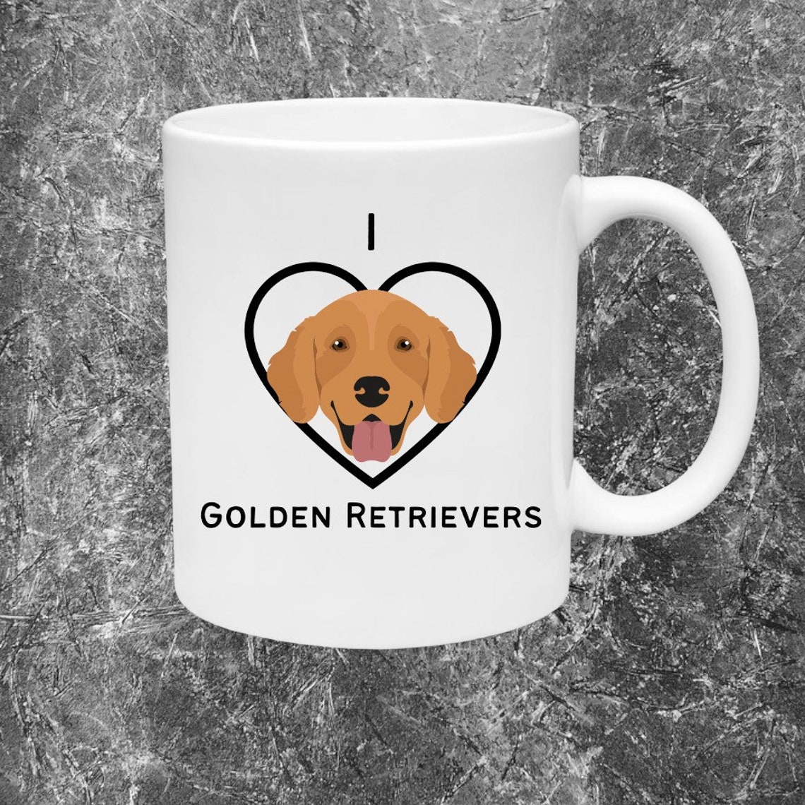 I Love Golden Retrievers SVG PNG PDF, Golden Retriever Art, Dog Owner ...