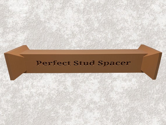 Perfect Stud Spacer, Measuring Tool for Spacing, Space Apart Studs  Perfectly Every Time, Must Have Handy Tools for Carpenters & Builders 