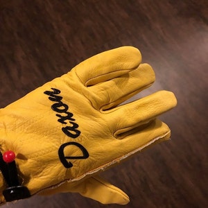 Work Gloves, Customized Personalized Gardening Working Gloves, Construction Worker Gloves Gift for Men, Custom Work Gloves, Wells Lamont