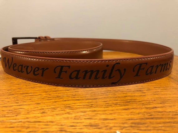 Turns Out I Like You A Lot More Than I Had Originally Planned - Fun Gifts For Him - Personalized Engraved Leather Belt