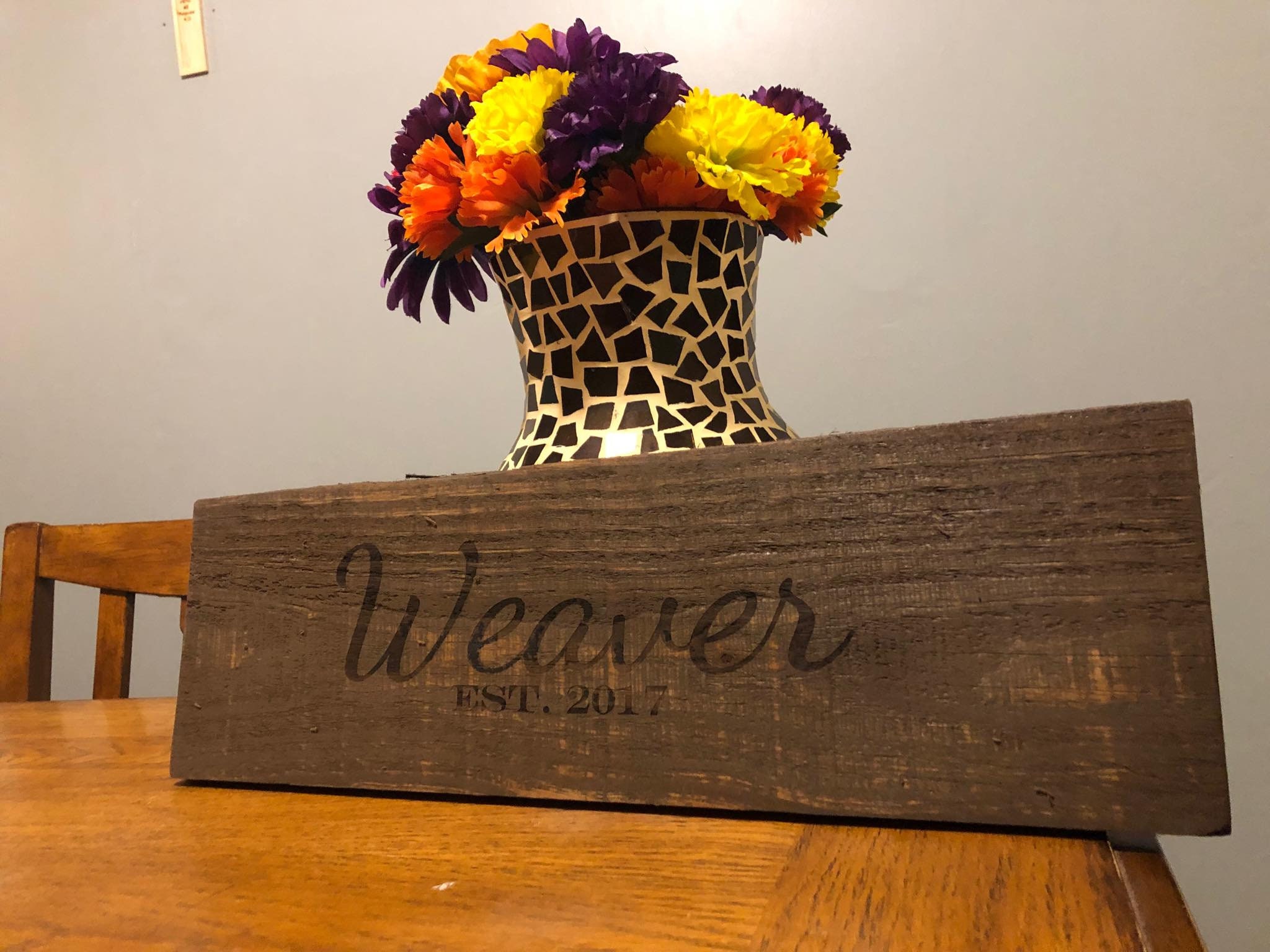 Custom Rustic Wood Sign – Personalized Farmhouse Decor - Etsy