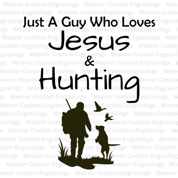 Just A Guy Who Loves Jesus & Fishing SVG PNG PDF, Christian Men