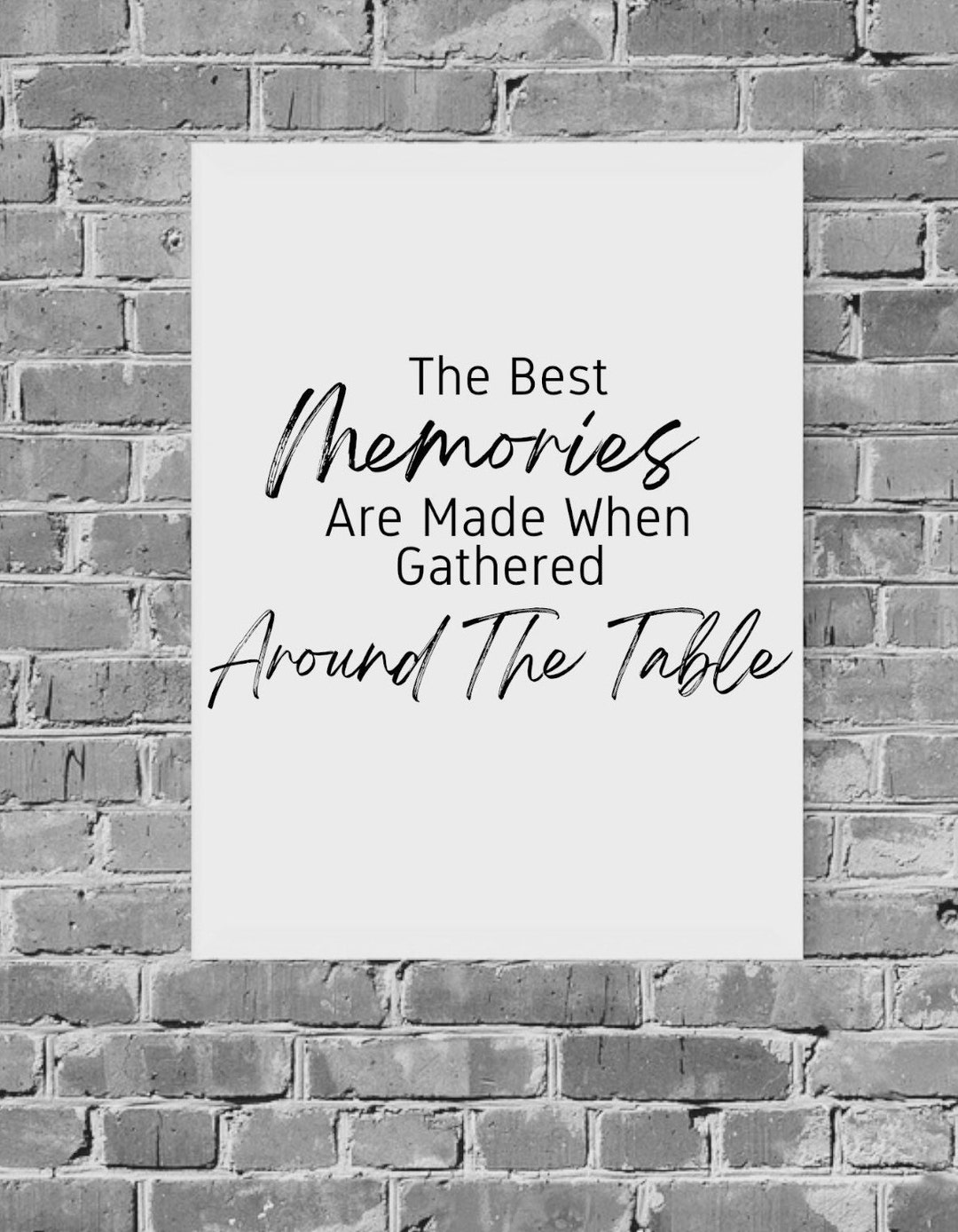 The Best Memories Are Made When Gathered Around the Table SVG PNG PDF