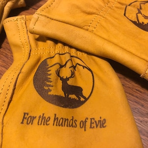 Custom Work Gloves, Personalized Gardening Working Gloves, Construction Worker Gloves Gift for Men, Custom Work Gloves, Hunting Gloves