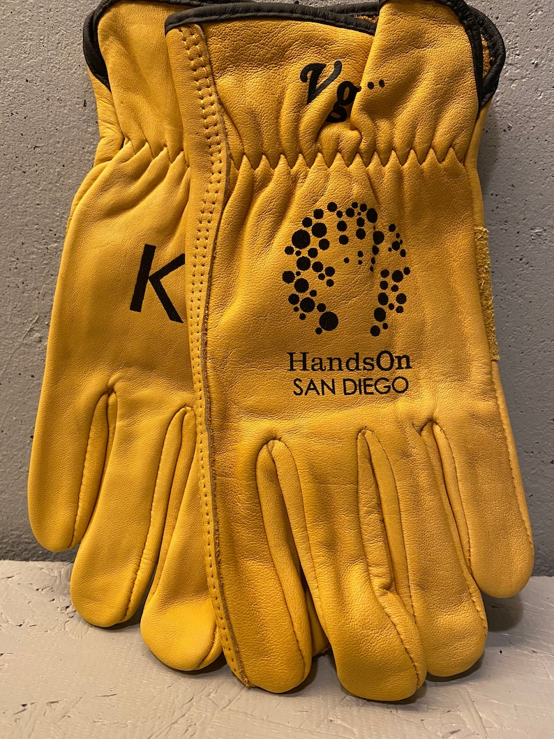 Work Gloves Customized Personalized Gardening Working Gloves Etsy