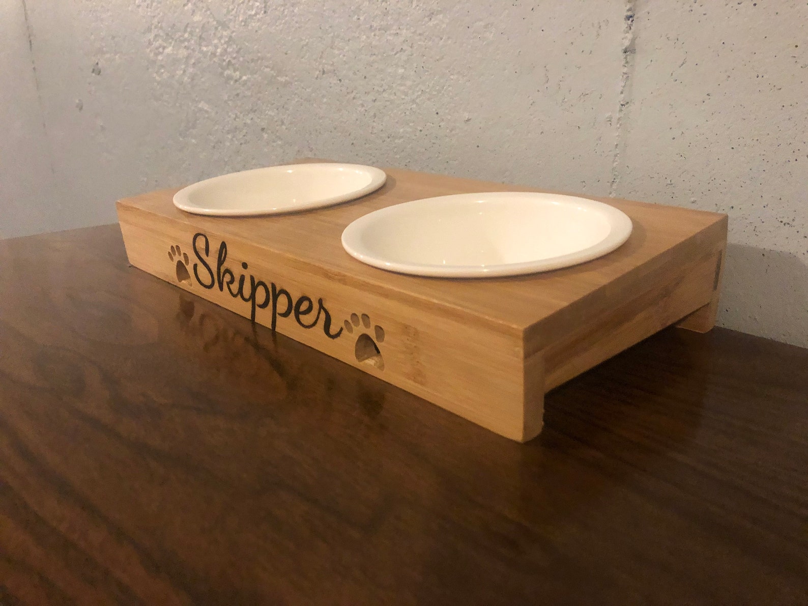 Personal Dog Bowl Stand Holder Cat Bowl Pet Bowl Holder Etsy