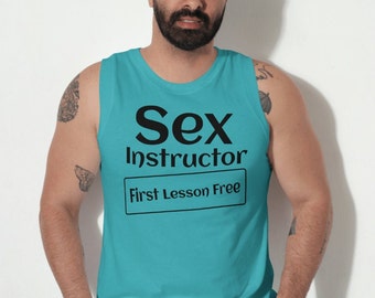 Sex Instructor - First Lesson Free - Funny Adult SVG/PNG/JPEG/pDF Design
