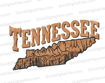 Koszulka Vintage Tennessee z grafiką | Rustykalny styl południowy (pobranie cyfrowe)