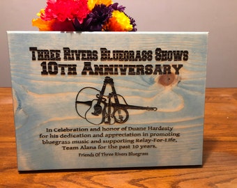 Personalized Laser Engraved Wood Sign | Customized Wooden Sign