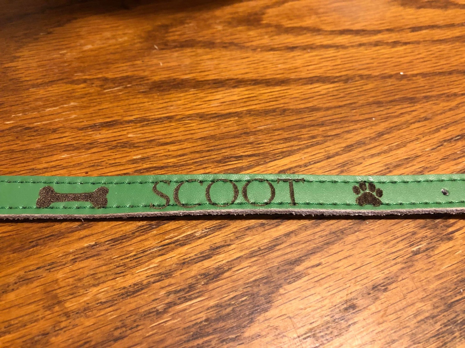 Custom Dog Collar Leather Pet Collar Personal Pet Collar Etsy