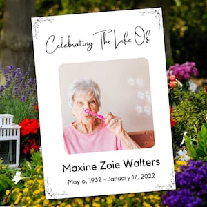 EDITABLE Funeral PROGRAM TEMPLATE, Celebration Of Life Template, Memorial Service Obituary Program, Funeral Order Of Service Obituary
