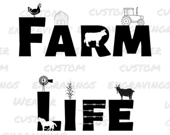 Farm Life SVG PNG PDF, Life Is Better On The Farm Shirt Design, Farm Lover Digital Graphic For Cricut Sublimation, Country Life Farming File