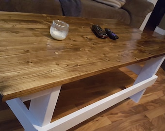 Projeto para construir uma mesa de centro faça você mesmo | Projeto de marcenaria (Download em PDF)