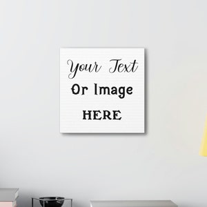 Personalized Canvas Wall Art: Custom Text Sign for Your Unique Expression