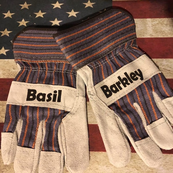 Custom Engraved Gloves, Branded Work Gloves, Company Work Gloves, Personalized Gloves, Farm Gloves, Ranch Gloves, Customized Mens Gloves