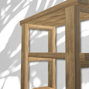 Console End Table DIY Instructions With SHELF To Build Your Own Wood End Table Furniture! Easy Build At Home Plans