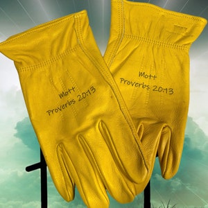 Custom Christian Work Gloves, Adult Gloves,  Personalized Gardening Working Gloves, Construction Worker Gloves Gift for Men