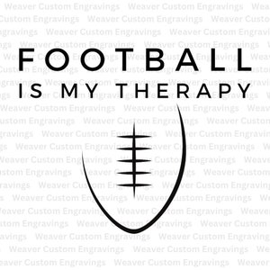 El fútbol es mi terapia SVG PNG PDF, Me encantan los archivos de imágenes prediseñadas vectoriales Cricut de deportes y fútbol,