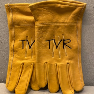 Custom Work Gloves, Personalized Gardening Working Gloves, Construction Worker Gloves Gift for Men, Custom Work Gloves, Leather Gloves