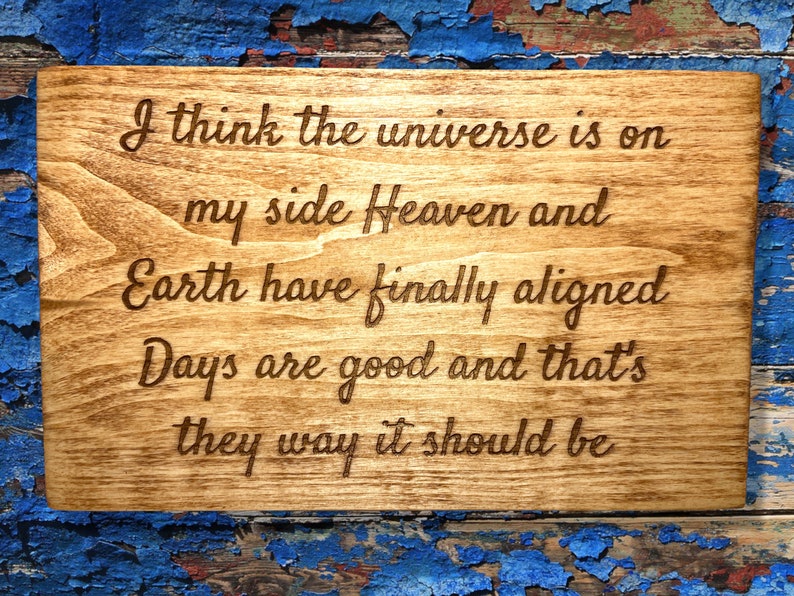 ENGRAVED WOODEN SIGN, Customized Wood Sign, Wedding Gift Sign, Not A Place Of Honor, In This House We Believe, Quote Plaque Wall Art image 1