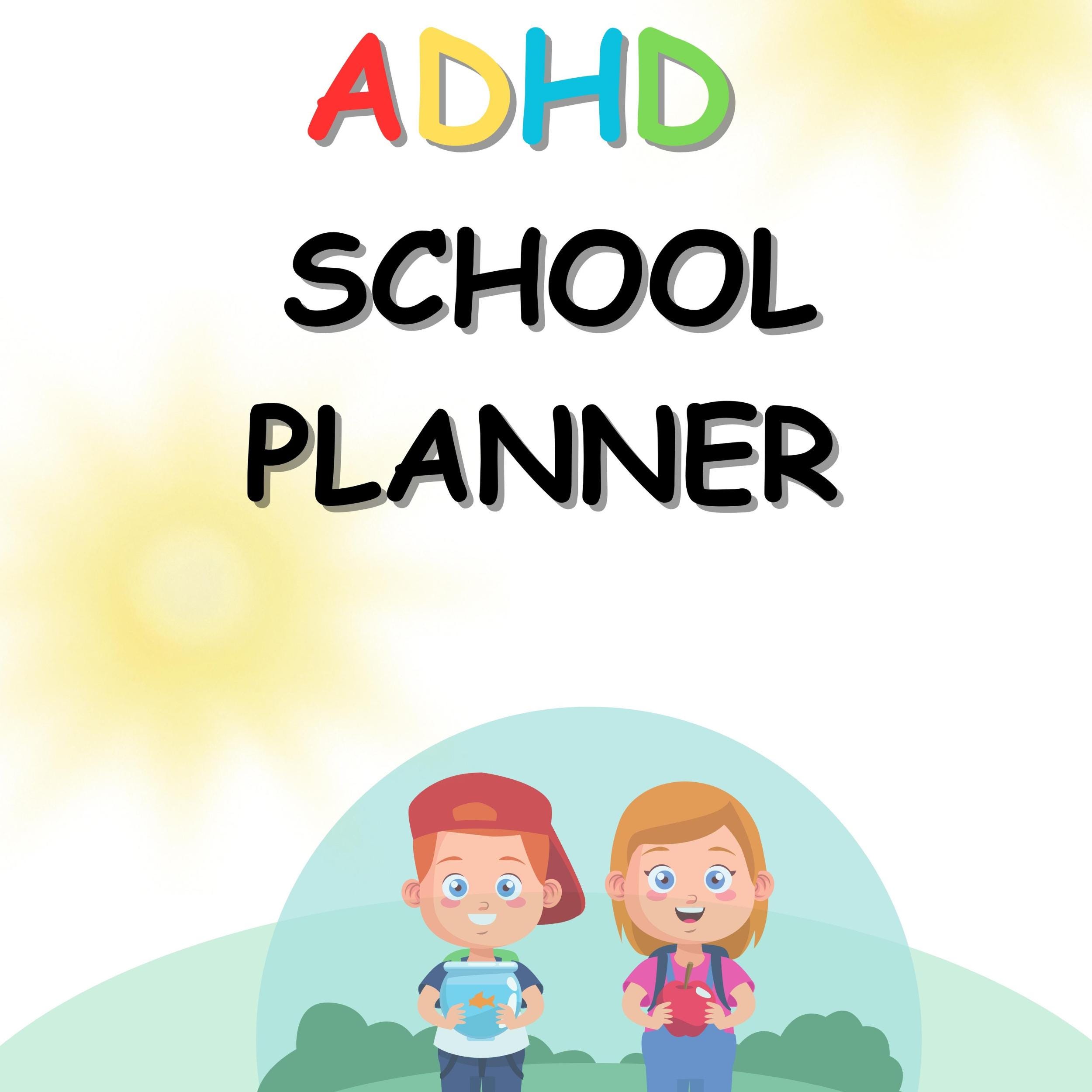 Printable ADHD Student School Planner (PDF - Instant Download) - Etsy