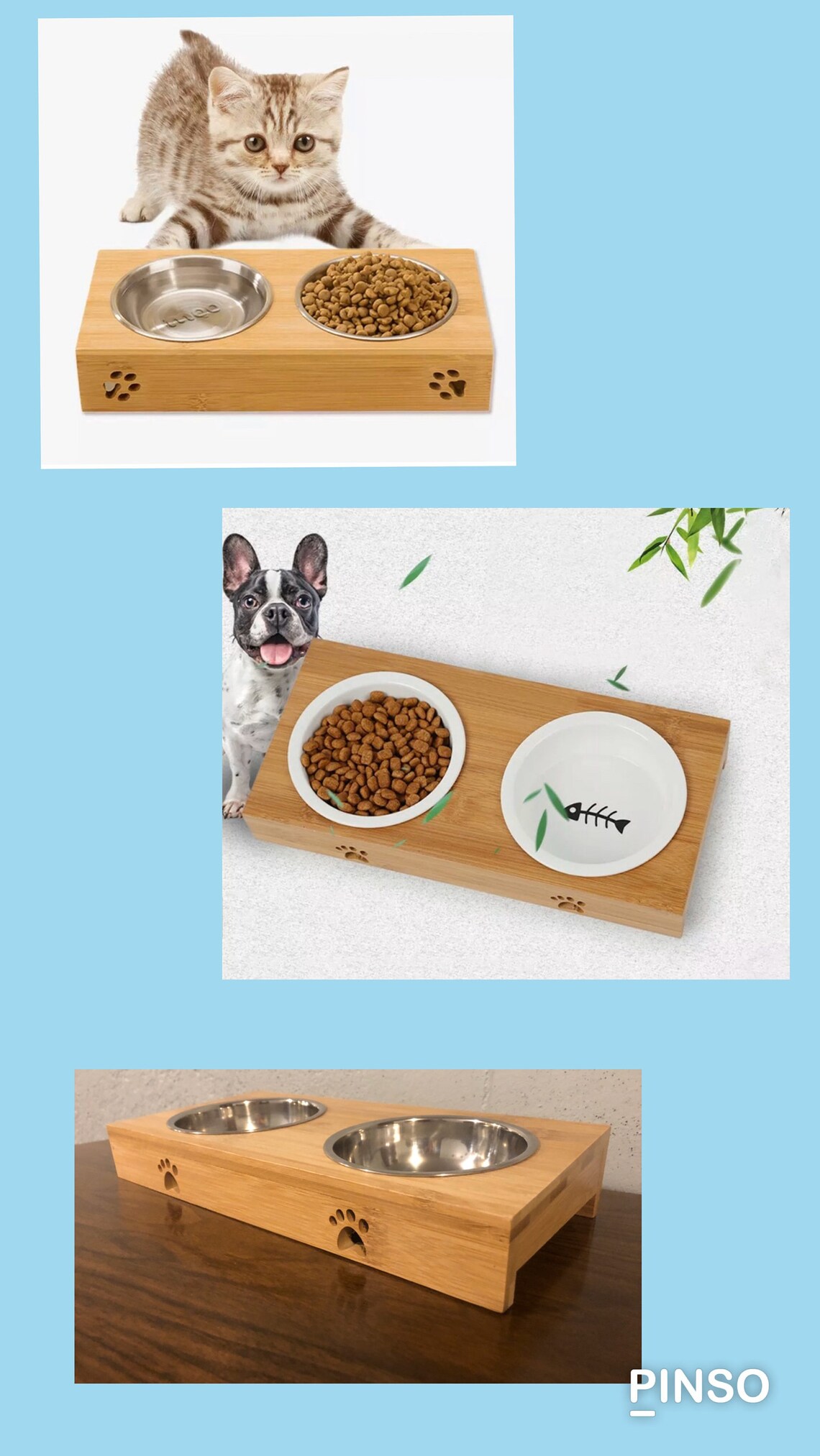 Personal Dog Bowl Stand Holder Cat Bowl Pet Bowl Holder Etsy