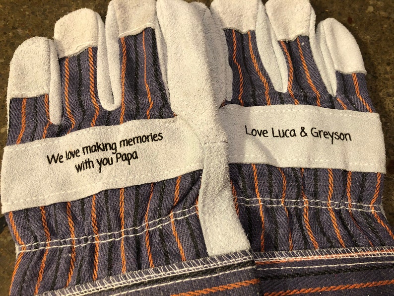 Personalized Leather Work Gloves Driving Glovesriding Etsy