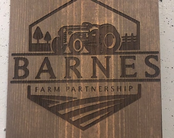 personalized laser engraved wood sign - customized wooden sign