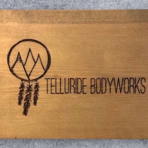 Custom Business Sign, Small Business Sign, Wood Logo Sign, Small Business Owner, Apothecary Sign, Last Name Sign, Established Sign,