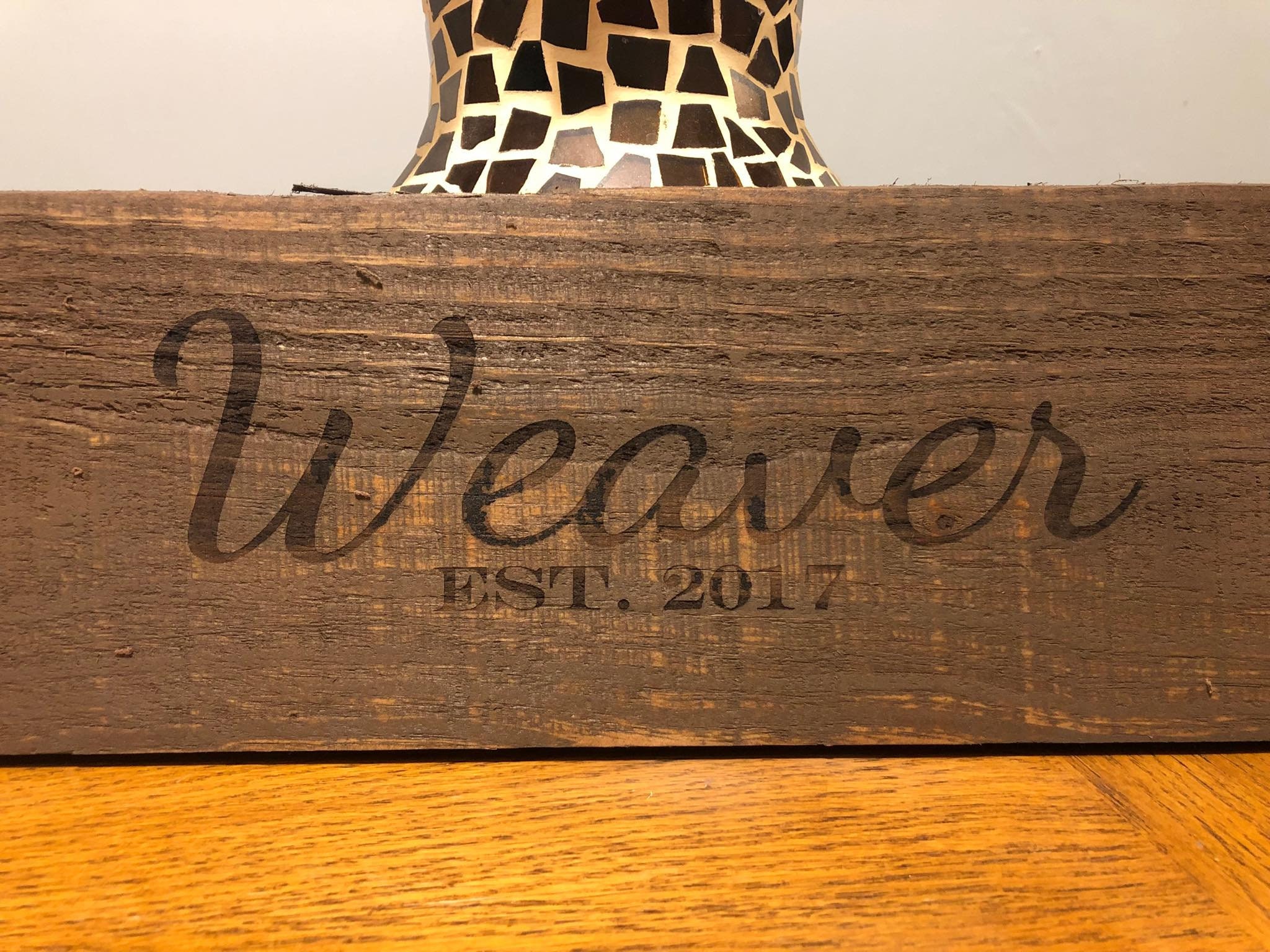 Custom Rustic Wood Sign – Personalized Farmhouse Decor - Etsy