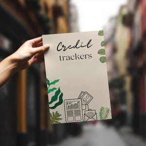 Credit Trackers PDF | Debt Management Journal | Printable Financial Planner