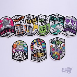 Board Gamer Stickers
