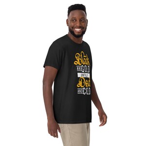 T-shirt épais unisexe Dead and Cold noir et or