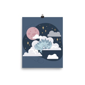 Sweet Dreamy Dino Poster