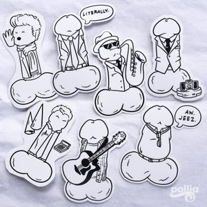 Peens and Rec Sticker Set